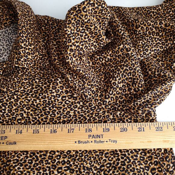 Women Nobody's Child Delia Blouse Top 10 Leopard Cheetah Neko Career Fall NEW - Picture 11 of 16